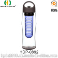 750ml Hot Sale Plastic Fruit Infuser Water Bottle, BPA Free Tritan Water Bottle (HDP-0892)